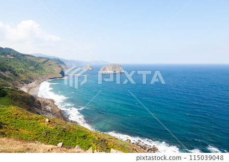 Gulf of Biscay cliffs landscape, Spain Gulf of Biscay cliffs landscape, Spain 115039048