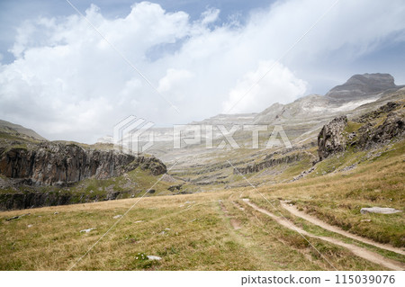 Ordesa Monte Perdido National Park, view. Pyrenees, Spain Ordesa Monte Perdido National Park, view. Pyrenees, Spain 115039076