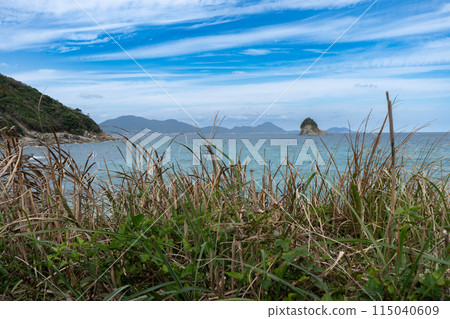 "Hamanna" is a beautiful beach in Shinkamigoto Town, Nagasaki Prefecture. 115040609