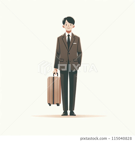 穿西裝的年輕人日本男人工作商人出差西裝商務上班族上班族 115040828