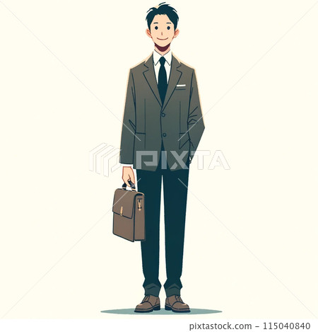 穿西裝的年輕人日本男人工作商人出差西裝商務上班族上班族 115040840
