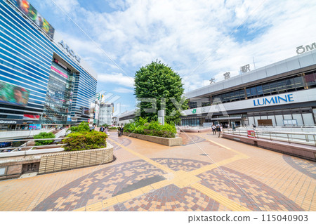 JR大宮站西口的「埼玉縣」風景 JR大宮站西口的「埼玉縣」風景 115040903