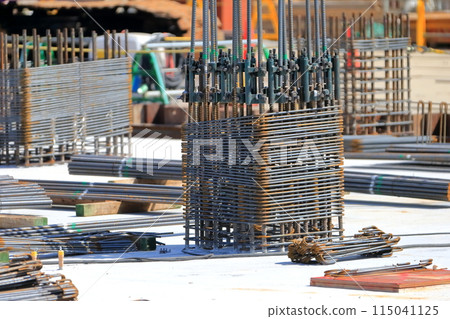 Reinforcement of columns (construction work) 115041125