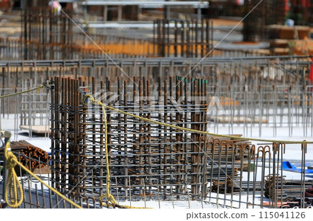 Reinforcement of columns (construction work) 115041126