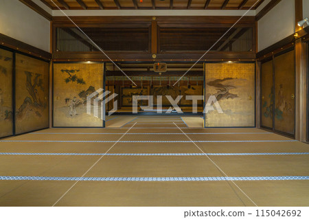 Kyoto Shogoin Temple, from the main entrance to the Shisha-no-Ma 115042692