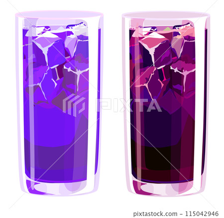 Purple juice illustration 115042946
