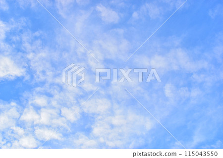 beautiful blue sky with white cloud, natural background in springtime beautiful blue sky with white cloud, natural background in springtime 115043550