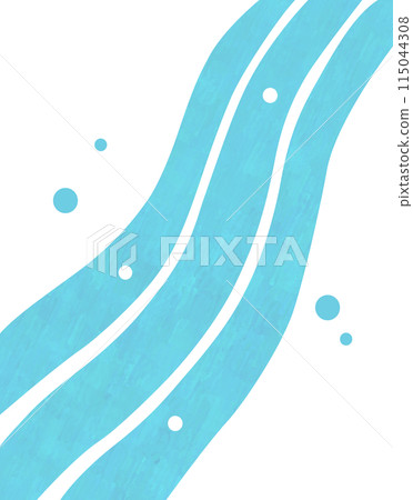 Simple and cool river background illustration Simple and cool river background illustration 115044308