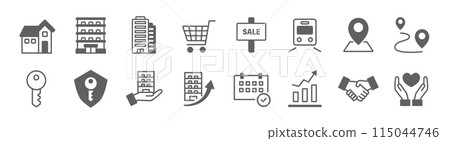 房地產業務圖示集 房地產業務圖示集 115044746