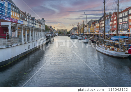 Twilight Serenity at Copenhagen Nyhavn Canal Twilight Serenity at Copenhagen Nyhavn Canal 115048122