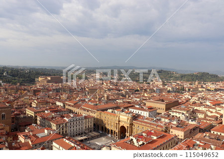 佛羅倫薩 * 從喬托鐘樓看到的佛羅倫薩歷史中心的城市景觀 [義大利] 115049652