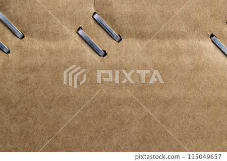 old corrugated cardboard for storage and transportation 115049657
