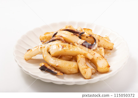 Grilled squid with butter and soy sauce (Squid) Grilled squid with butter and soy sauce (Squid) 115050372