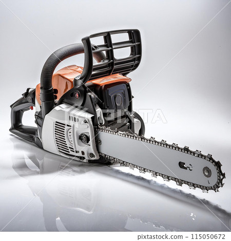 chainsaw, power tool, cutting tool, electric chainsaw, tree cutting, wood cutting, logging, forestry tool, chain, motor, bar length, cordless chainsaw, battery-powered, corded chainsaw, safety feature 115050672