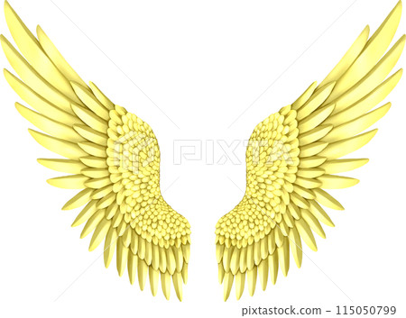 撲動著金色的翅膀 金色 115050799