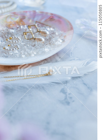 Pearl pendant, earrings and ear cuffs Pearl pendant, earrings and ear cuffs 115050805