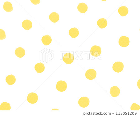 Watercolor dotted background illustration yellow Watercolor dotted background illustration yellow 115051209