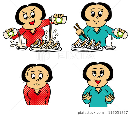 4 件套，適合因使用過多醋而損害健康的人以及僅適量使用醋而保持健康的人。 115051837