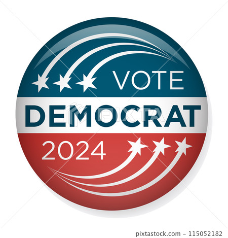 2024 Vote Democrat Design with Patriotic Nominee Red white and Blue Stars and Stripes 2024 Vote Democrat Design with Patriotic Nominee Red white and Blue Stars and Stripes 115052182