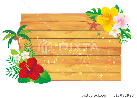 夏威夷芙蓉熱帶框架 夏威夷芙蓉熱帶框架 115052986