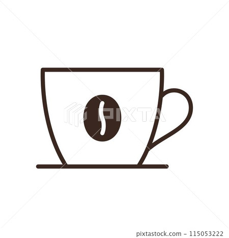 Coffee mug linear icon isolated on white background. Hot drink cup vector illustration. Coffee shop design element. Cafe or restaurant menu corporate identity. Coffee house outline web pictogram. Coffee mug linear icon isolated on white background. Hot drink cup vector illustration. Coffee shop design element. Cafe or restaurant menu corporate identity. Coffee house outline web pictogram. 115053222