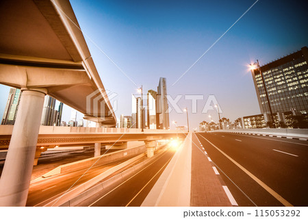 evening city landscape evening city landscape 115053292