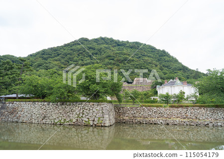 從山麓看到的鳥取城(久松山) 從山麓看到的鳥取城(久松山) 115054179