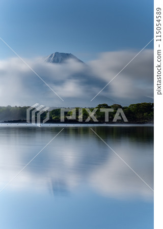 Clouds over Mt. Fuji, Lake Shoji Clouds over Mt. Fuji, Lake Shoji 115054589