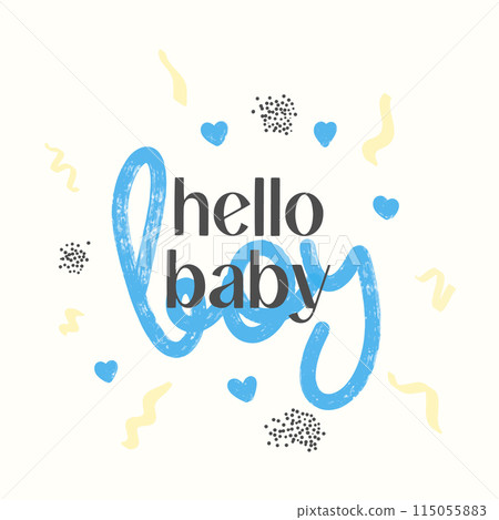 This is a boy, Gender Reveal Party Card Design This is a boy, Gender Reveal Party Card Design 115055883