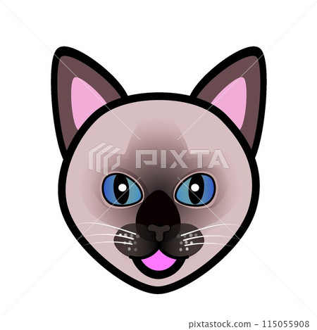 暹羅貓臉圖解 115055908