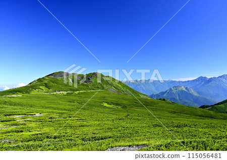 從Norikura山，山的早晨視圖 115056481