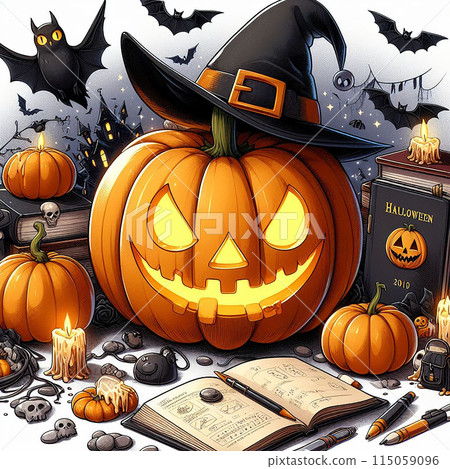 Halloween Jack O Lantern - Stock Illustration [115059096] - PIXTA