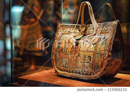 Ancient egypt hieroglyphs woman luxury bag 115060210