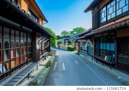 島根縣、石見銀山、大森市街景 島根縣、石見銀山、大森市街景 115061724