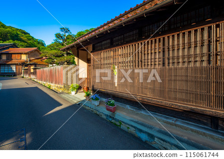 島根縣、石見銀山、大森市街景 115061744