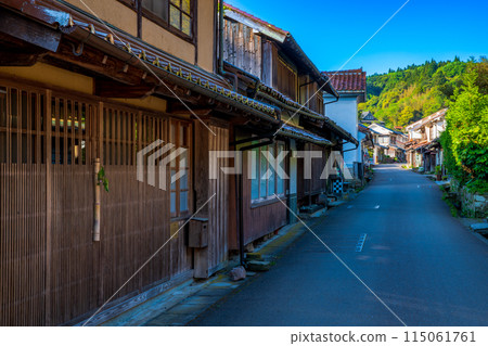 島根縣、石見銀山、大森市街景 115061761