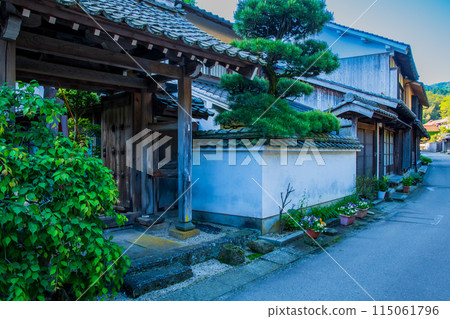 島根縣、石見銀山、大森市街景 115061796