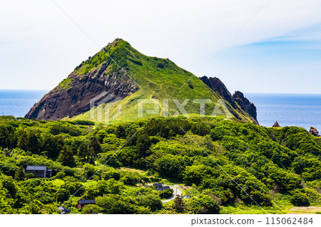 [Niigata Prefecture_Sado_Oonogame] A flower garden decorated with early summer flowers from May to June 115062484
