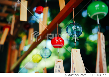 Beautiful summer wind chimes 115063144