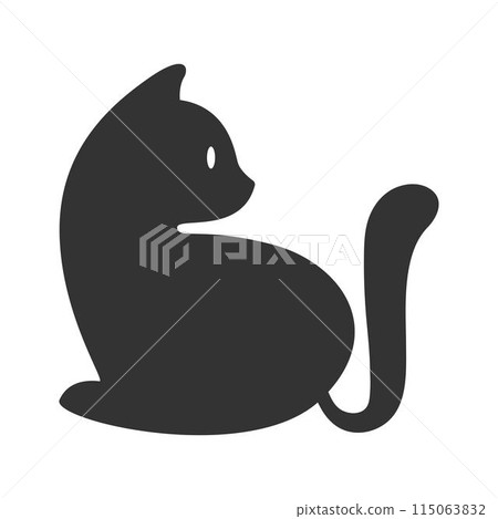 Cat icon logo design 115063832