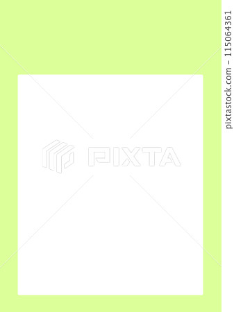 Frame: Solid color, yellow-green 115064361
