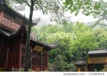 Summer of Yongfu Temple in Hangzhou, China Summer of Yongfu Temple in Hangzhou, China 115064628
