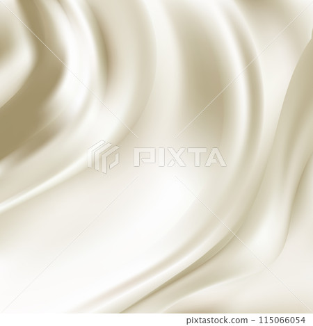 Crumpled milk tissue. Textiles, silk. Abstract illustration. eps 10 115066054