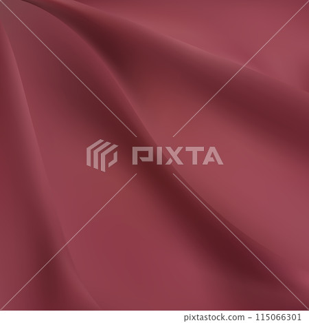 Abstract crumpled rose vector background with silk, satin or cloth folds and drapes fabric texture. Luxury cloth, wavy orange satin textured velvet material. eps 10 Abstract crumpled rose vector background with silk, satin or cloth folds and drapes fabric texture. Luxury cloth, wavy orange satin textured velvet material. eps 10 115066301
