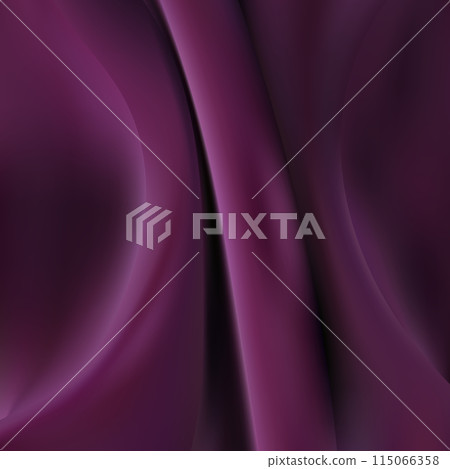 Crumpled black silk fabric. Textile. Fashion. Vector background. eps 10 115066358