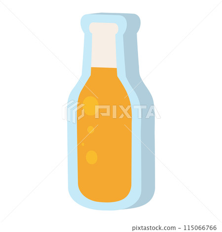 3D Beer glass icon Flat design Vector 3D Beer glass icon Flat design Vector 115066766