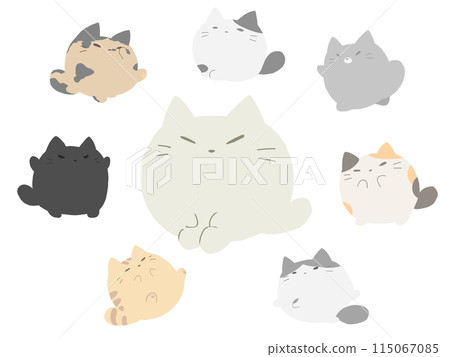 Cat gathering 115067085