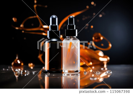 Dual Dropper Bottles with Dynamic Splashes 115067398