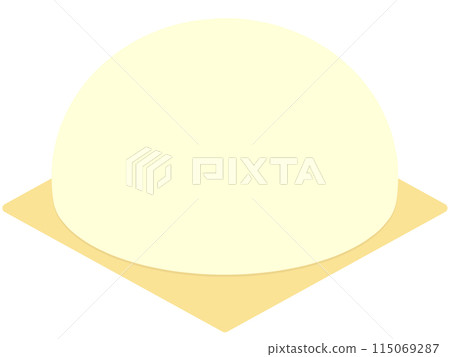 Meat bun, red bean bun, Chinese bun mark 115069287