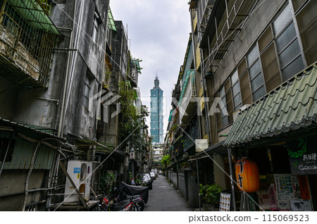 台北，台灣的城市景觀 115069523